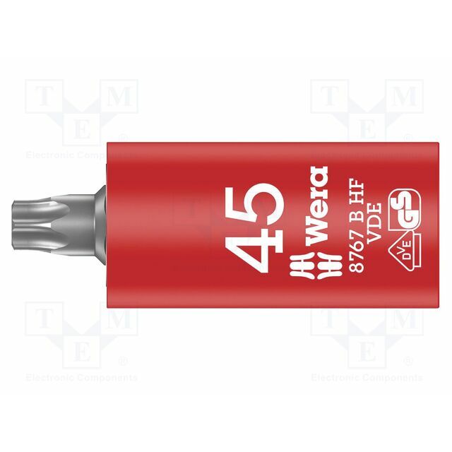 Socket: Torx®-bit; insulated; TX45; 3/8"; 55mm