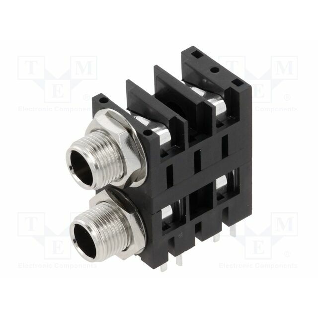 AMPHENOL Connector: Jack 6,3mm; socket