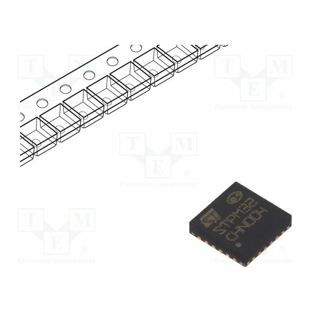 STMICROELECTRONICS IC: electric energy meter; SPI