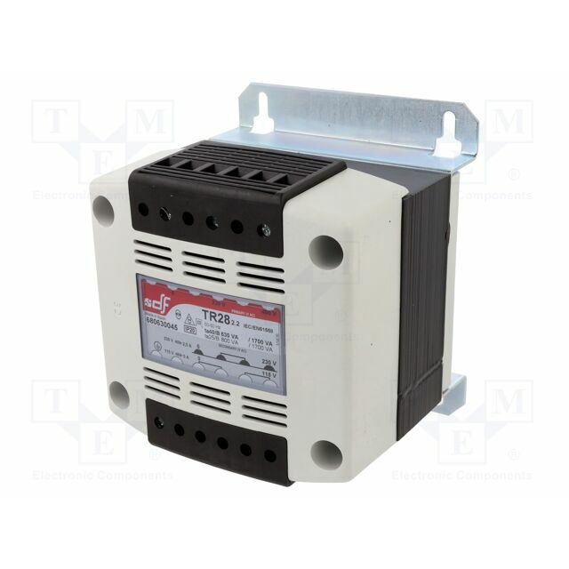 DF ELECTRIC Transformer: mains; 630VA; 230VAC