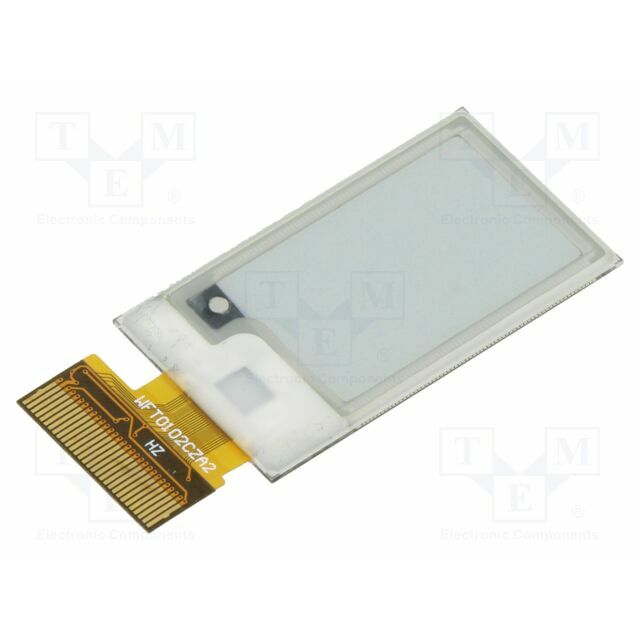 WAVESHARE Display: e-paper; 1.02"; 128x80