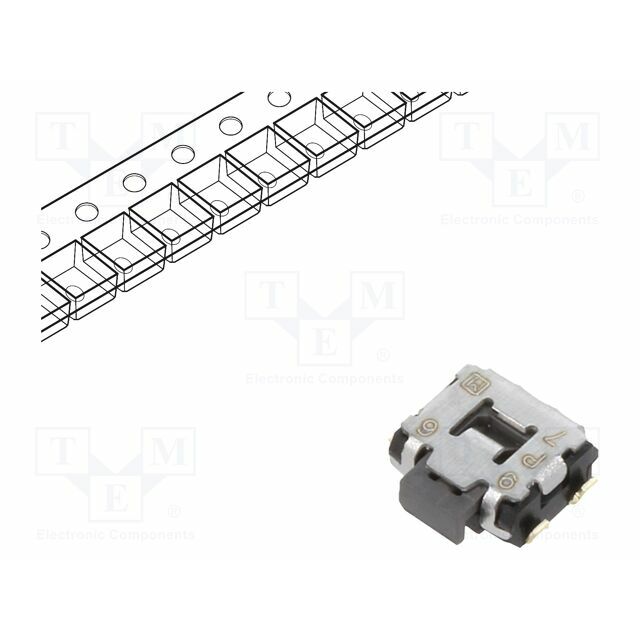 PANASONIC Microswitch TACT; SPST; Pos: 2