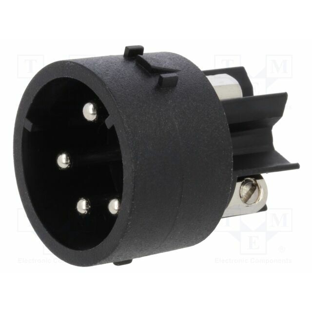 BULGIN Connector: circular; contact insert; male