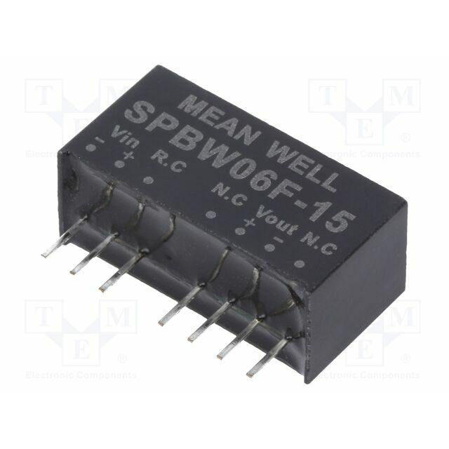MEAN WELL Converter: DC/DC; 6W; Uin: