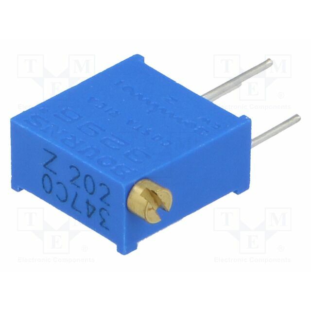BOURNS Potentiometer: mounting; 2kΩ; multiturn; 500mW