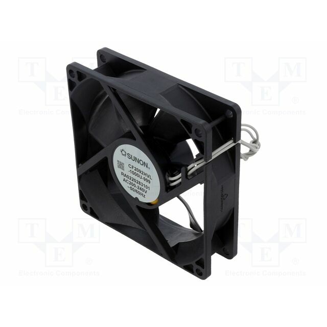 SUNON Fan: EC; 92x92x25mm; axial; 230VAC