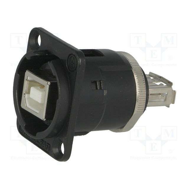 SWITCHCRAFT Adapter; USB A socket-back,USB