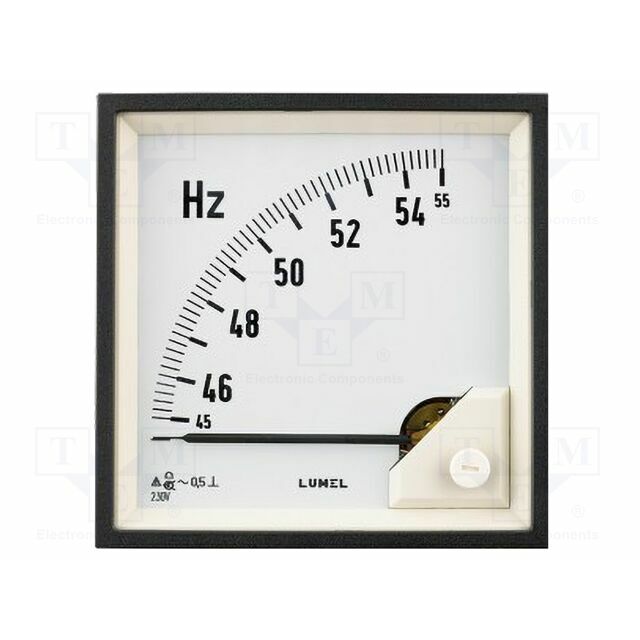 LUMEL Meter: frequency; on panel; analogue