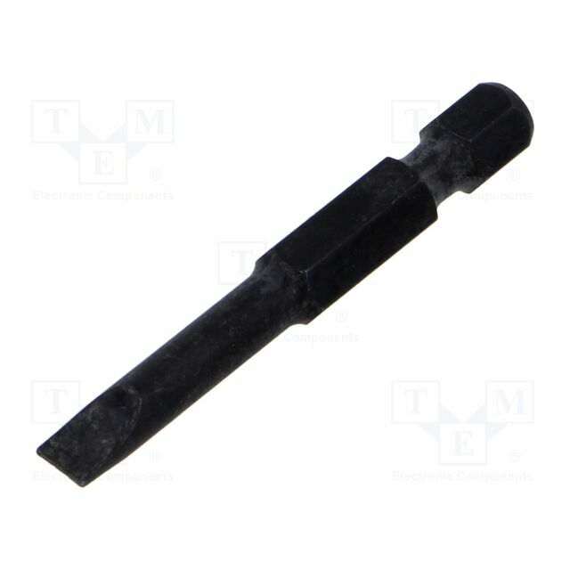 KING TONY Screwdriver bit; slot; 5x0