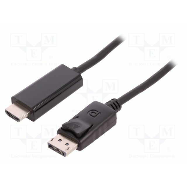 Cable; DisplayPort plug,HDMI plug; 5K