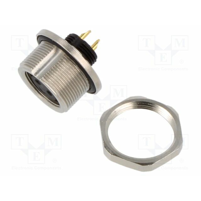 BINDER Connector: M9; socket; female; Plating: