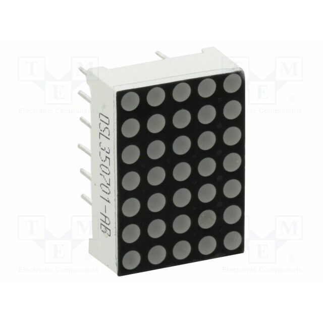 OPTOSUPPLY Display: LED; matrix; 5x7; blue