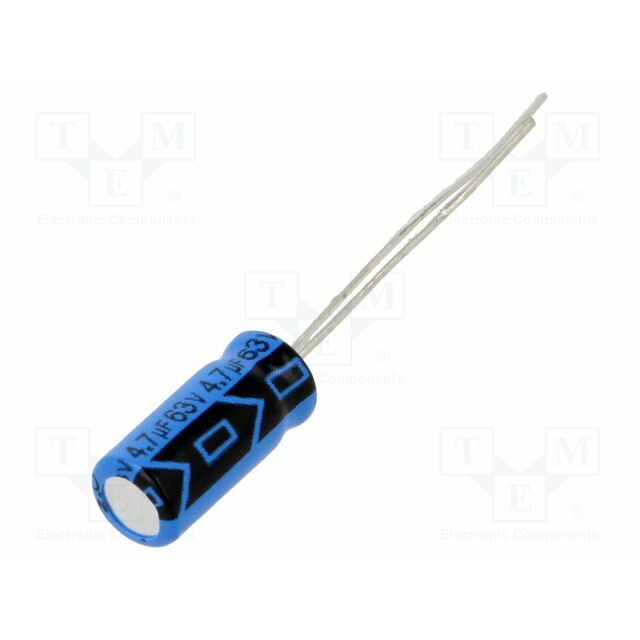 VISHAY Capacitor: electrolytic; THT; 4.7uF