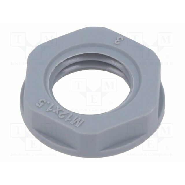 TE CONNECTIVITY Nut; M12; polyamide; 18mm
