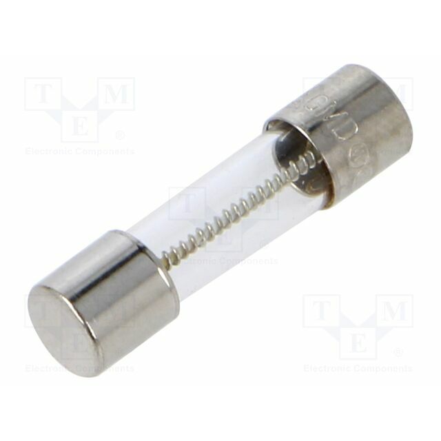 EATON/Bussmann Fuse: fuse; 5x20mm; cylindrical,glass