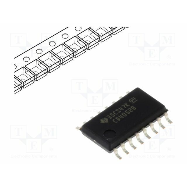 TEXAS INSTRUMENTS IC: analog switch; SP4T
