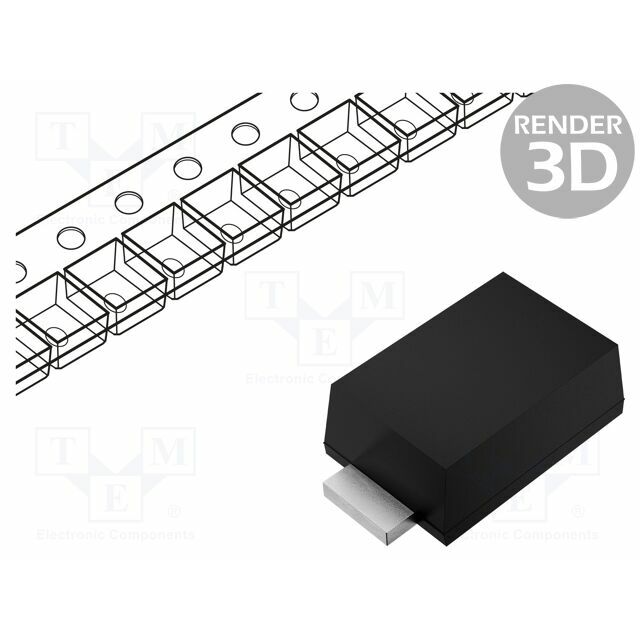 VISHAY Diode: rectifying; SMD; 600V; 1A