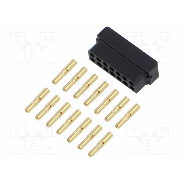 HARWIN Connector: wire-wire/PCB; plug; female; PIN: