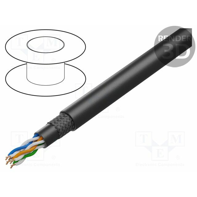 Wire; BiTsound®; Cat 5e; 4x2x26AWG; Cu