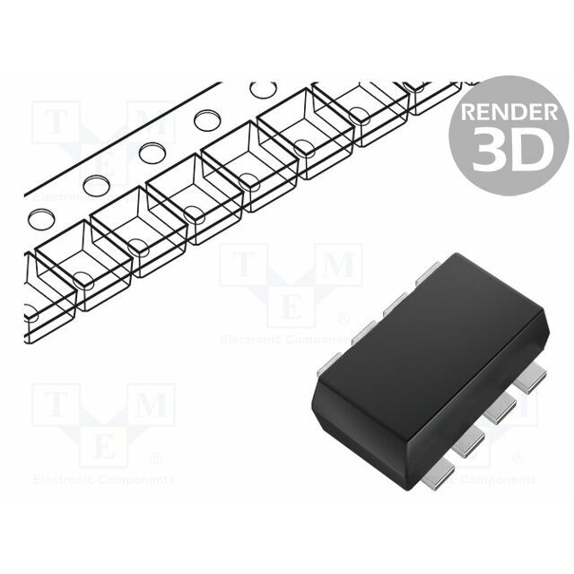 TEXAS INSTRUMENTS PMIC; DC/DC converter; Uin: