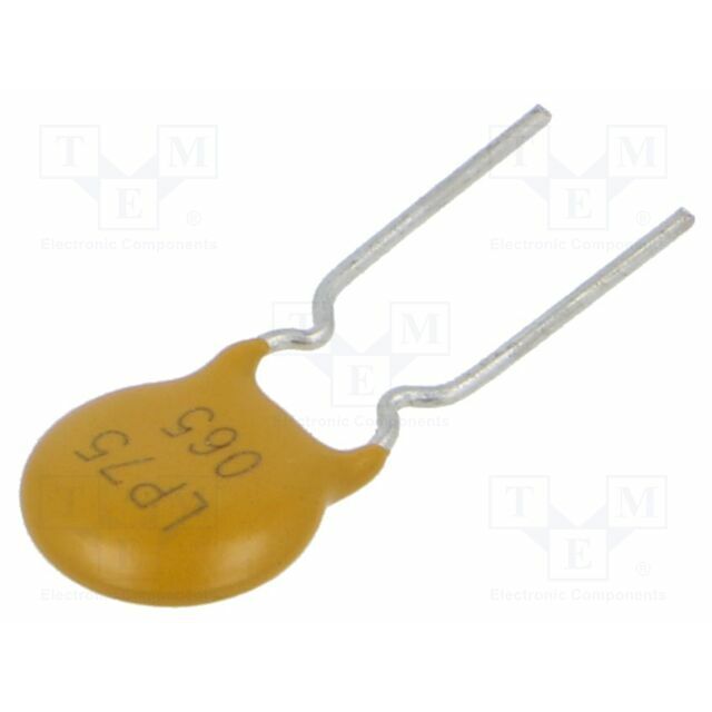 WAYON Fuse: PTC polymer; THT; 650mA