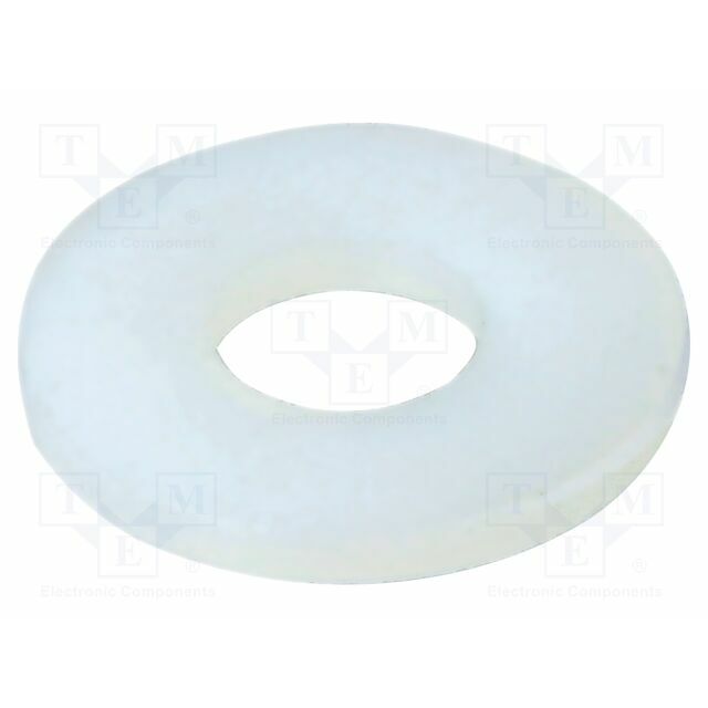 ESSENTRA Washer; round; h=1mm; D=10mm; polyamide