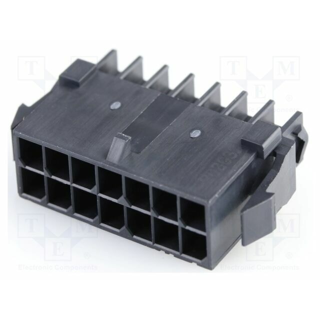 MOLEX Connector: wire-wire; plug; male; PIN: