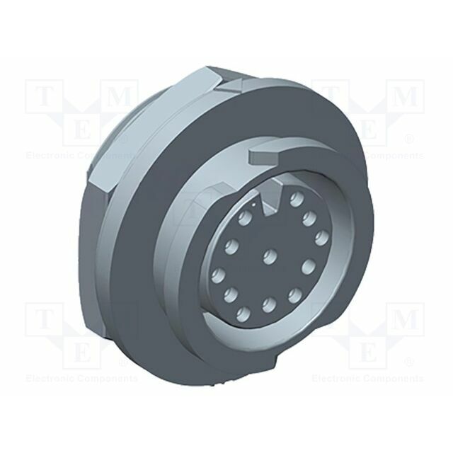 AMPHENOL Connector: circular; socket; unshielded; soldering
