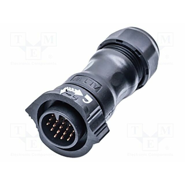 AMPHENOL Connector: circular; plug; unshielded; crimped