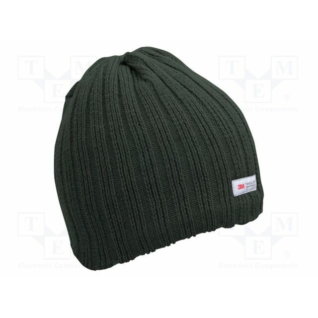 LAHTI PRO Beanie; furlined; green; acrylic