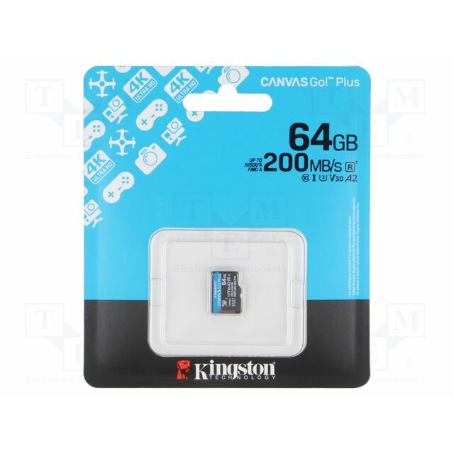 Kingston Technology Memory card; microSDXC; 64GB