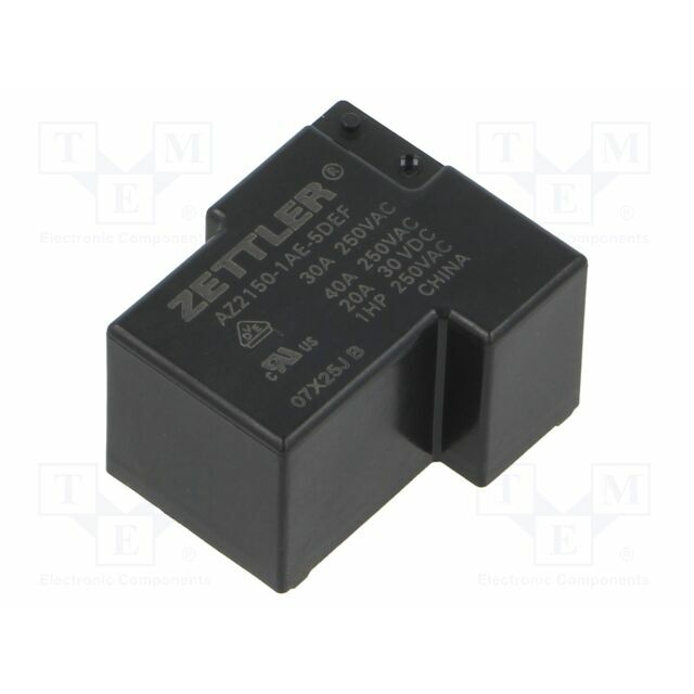 ZETTLER Relay: electromagnetic; Ucoil: 5VDC; SPST-NO