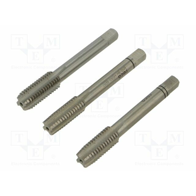 Tools set: taps; Holder: square,hand