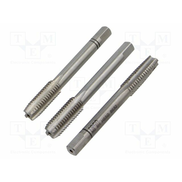 Tools set: taps; Holder: square,hand