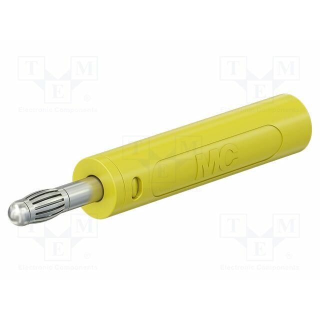 STAUBLI Laboratory connector: 4mm banana; plug