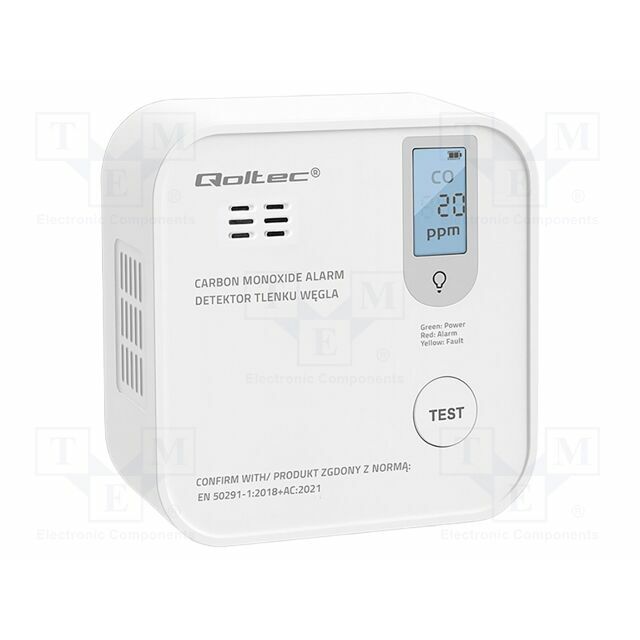 Tester: afterdamp; Display: LCD; 87x87x31mm; carbon