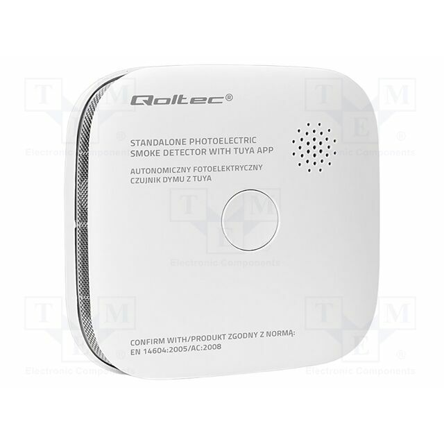 Meter: smoke detector; 76x76x25mm; Interface: TUYA