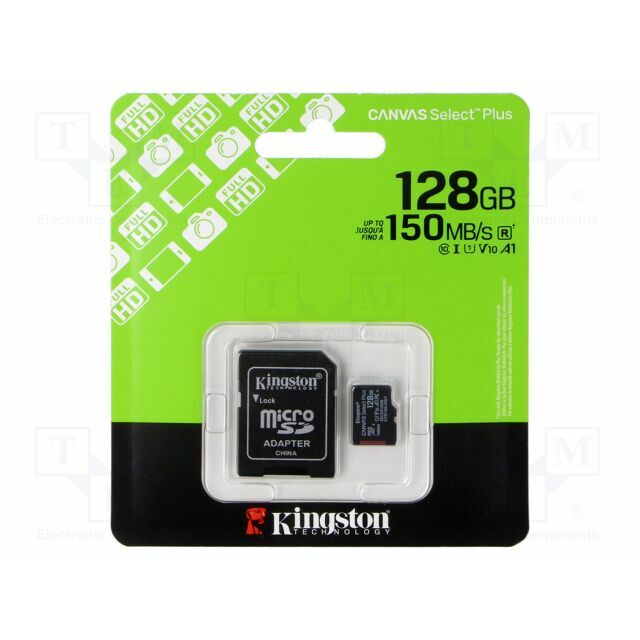 Kingston Technology Memory card; microSDXC; 128GB