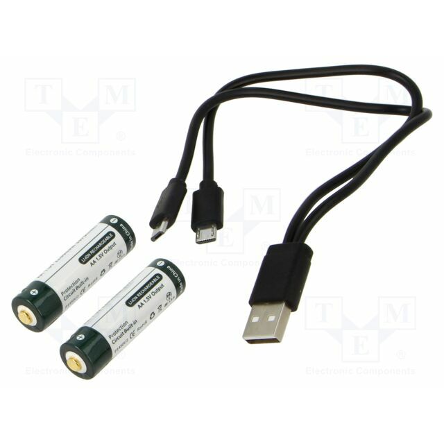 KEEPPOWER Re-battery: Li-Ion; 14500,AA; 2260mAh