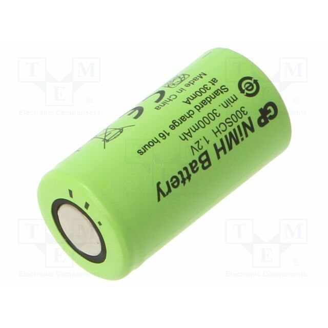 GP Re-battery: Ni-MH; SC; 3000mAh; 1
