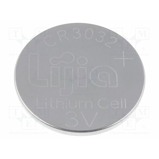 LIJIA Battery: lithium; coin; CR3032; 3V