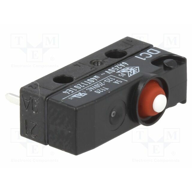 ZF Microswitch SNAP ACTION; 6A/250VAC; without