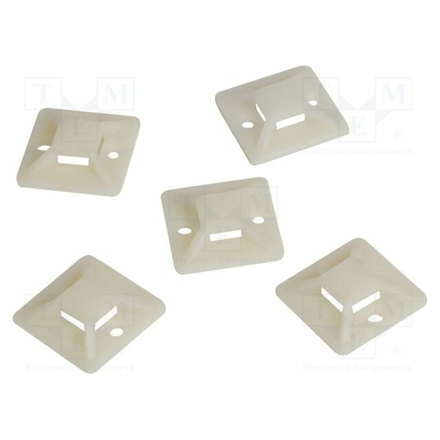 LOGILINK Holder; self-adhesive; ABS; natural; Tie