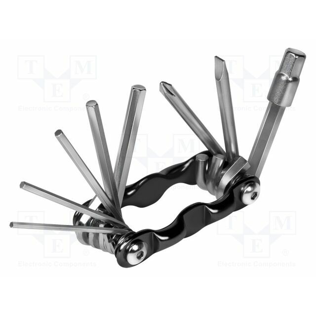LOGILINK Tool: wrench-set; 9in1 | PC-WZ0071