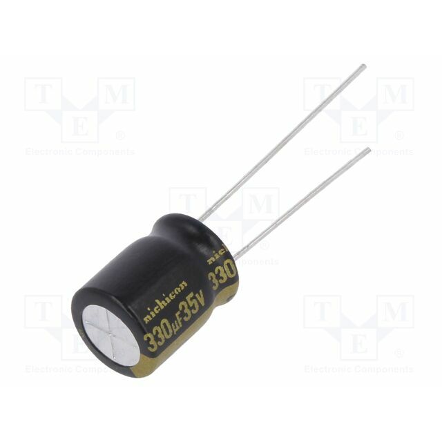 NICHICON Capacitor: electrolytic; THT; 330uF; 35VDC