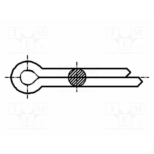 BOSSARD Cotter pin; steel; BN 912