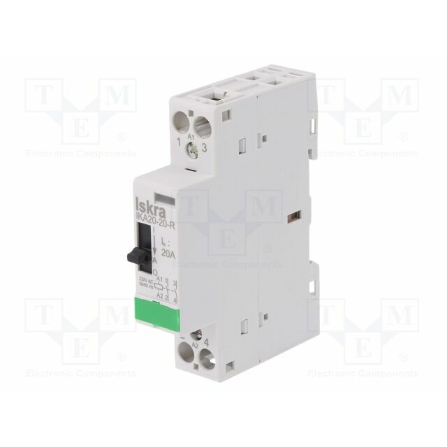 ISKRA Contactor: 2-pole installation; 20A; 230VAC