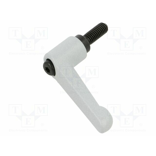 ELESA+GANTER Lever; adjustable; Thread len: 16mm