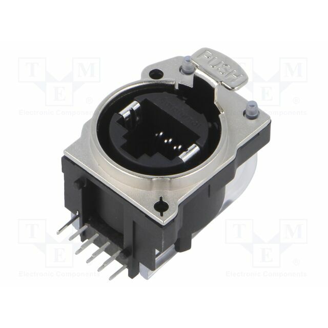 AMPHENOL Connector: RJ45; socket; Cat 6