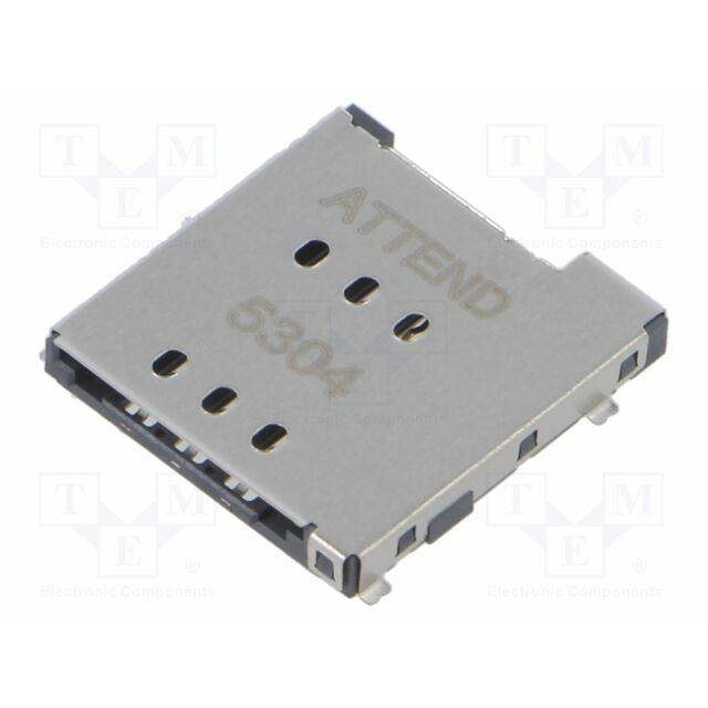 ATTEND Connector: for cards; Nano SIM